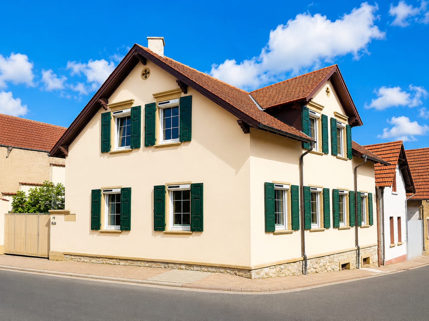     Wohnhaus in der Nähe von Mainz mit besonderem Flair, großzügiger Dachterrasse und moderner Technik